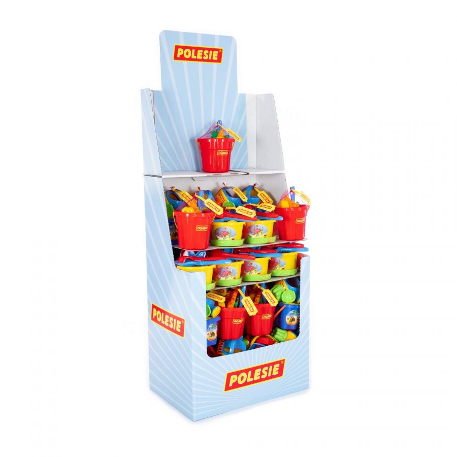 Набор песочный (дисплей №53) Polesie (в дисплее 51 набор)