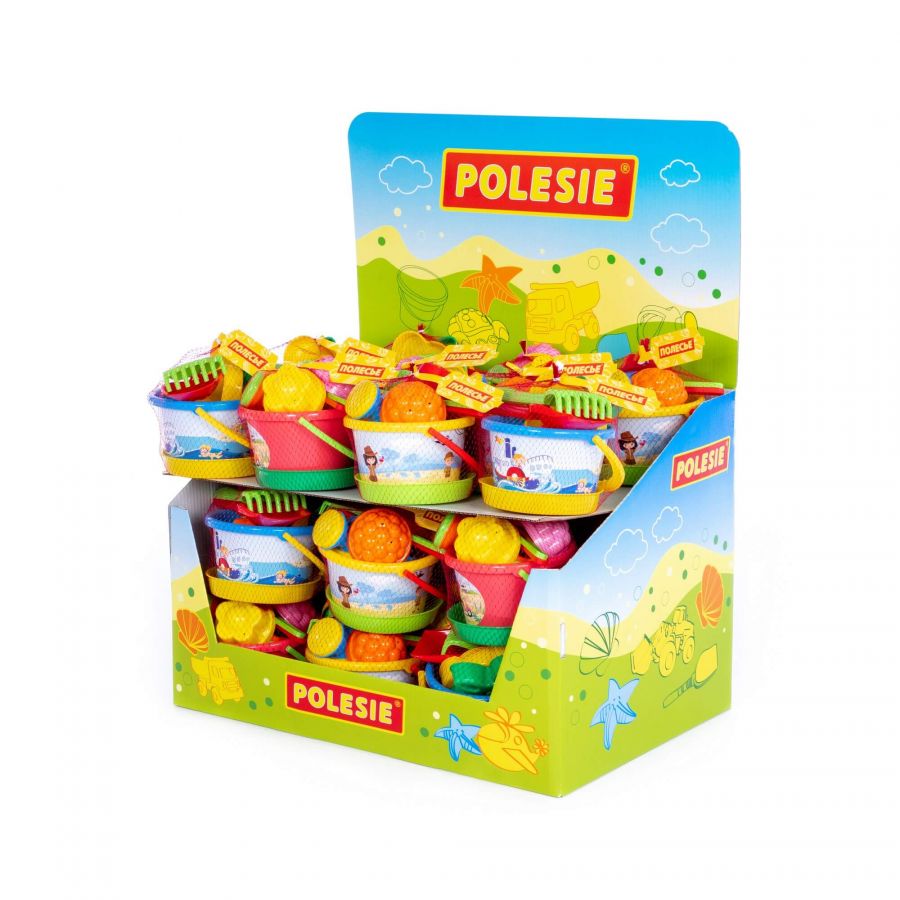 Набор песочный (дисплей №54) Polesie (в дисплее 27 наборов)