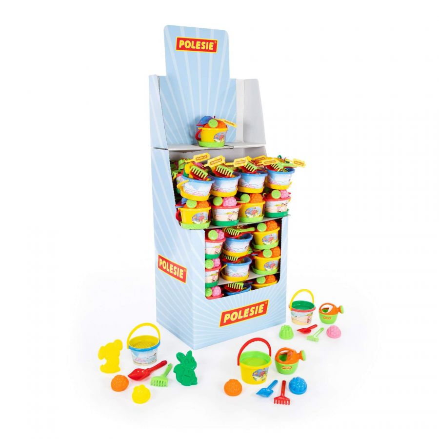 Набор песочный (дисплей №55) Polesie (в дисплее 57 наборов)