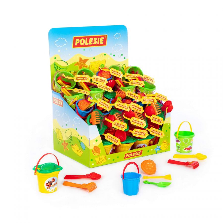 Набор песочный (дисплей №63) Polesie (в дисплее 54 набора)