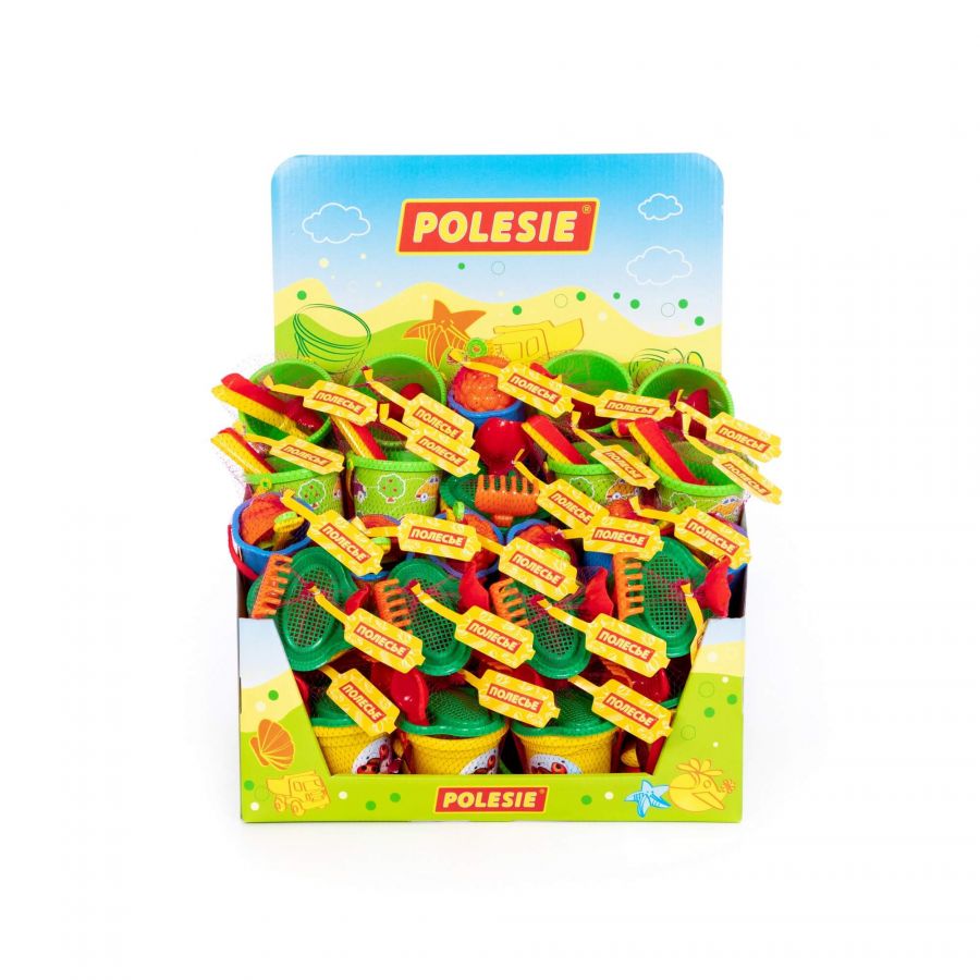 Набор песочный (дисплей №63) Polesie (в дисплее 54 набора)