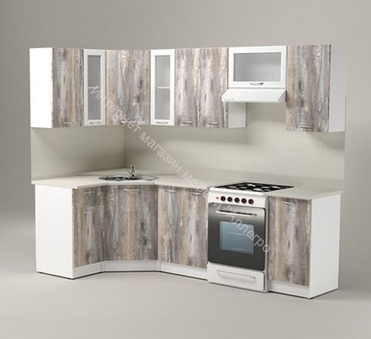 Кухонный гарнитур Арина оптима 1300х2500 мм угловой