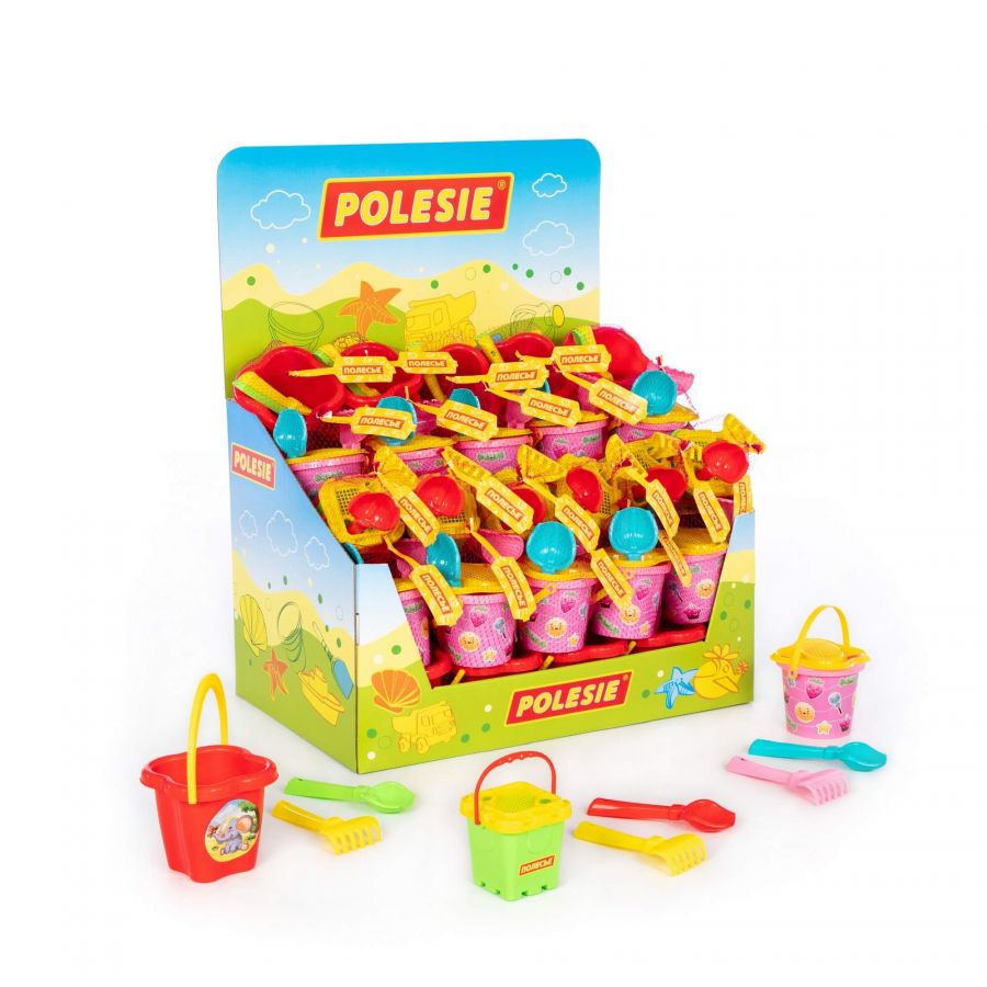 Набор песочный (дисплей №80) Polesie (в дисплее 50 наборов)