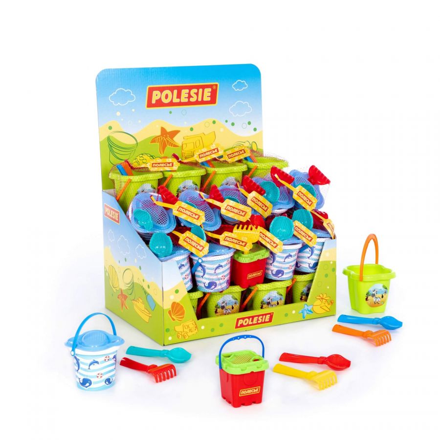 Набор песочный (дисплей №82) Polesie (в дисплее 37 наборов)