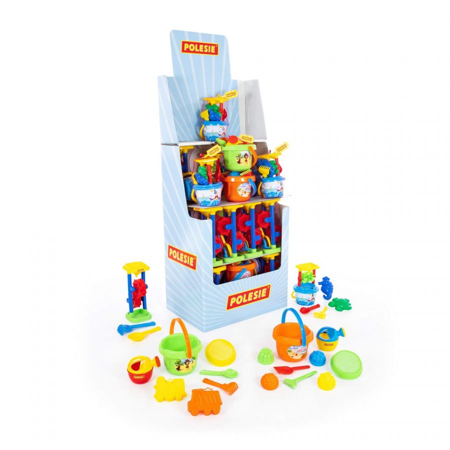 Набор песочный (дисплей №83) Polesie (в дисплее 36 наборов)