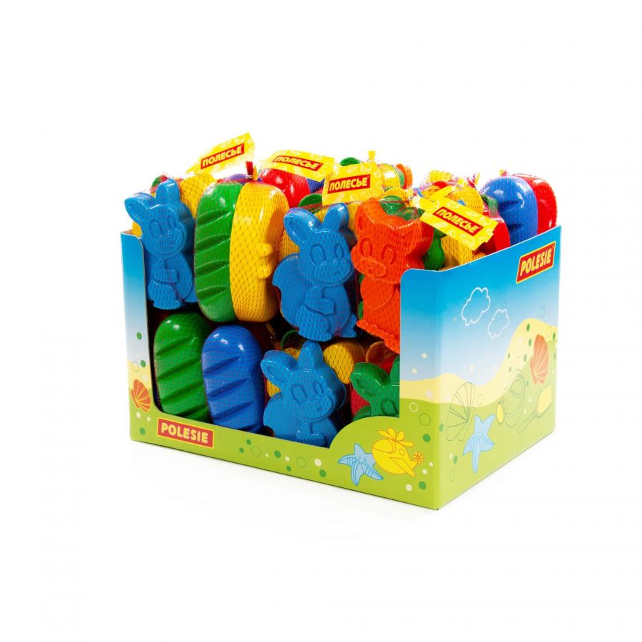 Формочки (дисплей №3) Polesie (Дисплей 24 набора)