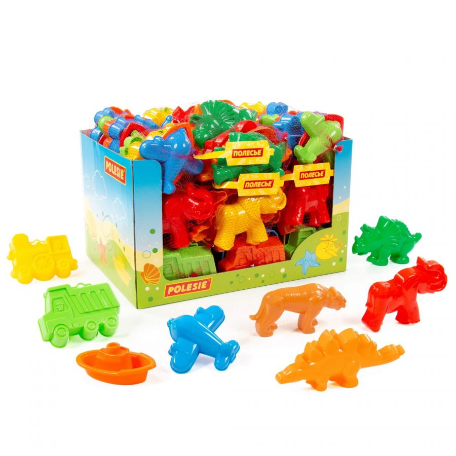 Формочки (дисплей №4) Polesie (в дисплее 24 шт)