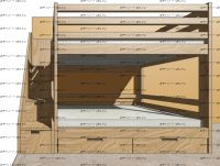 Кровать двухъярусная Лейла №30