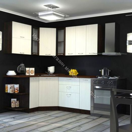 Кухонный гарнитур Полина оптима угловой 1800*1500 мм