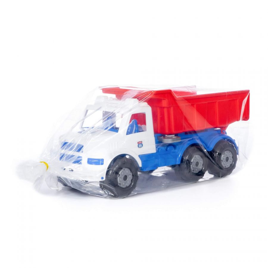 "Буран" №3, автомобиль-самосвал (бело-синий)