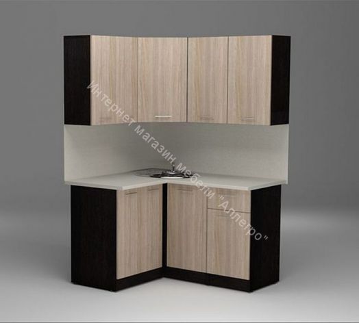 Кухонный гарнитур Светлана прайм угловой 1400*1200 мм