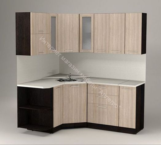 Кухонный гарнитур Светлана оптима угловой 1800*1500 мм