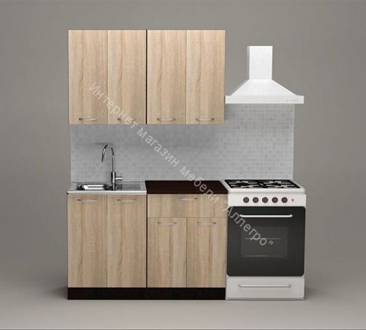 Кухонный гарнитур Сабрина лайт 1200 мм