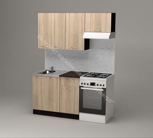 Кухонный гарнитур Сабрина нормал 1500 мм