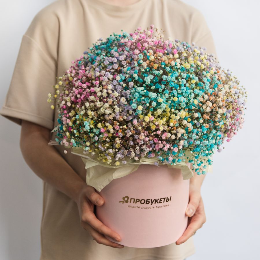 ‘Время любить’ гипсофила в коробке