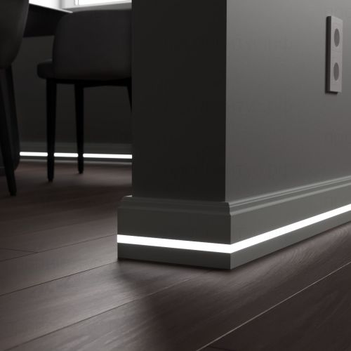 Плинтус c LED подсветкой Вирджиния