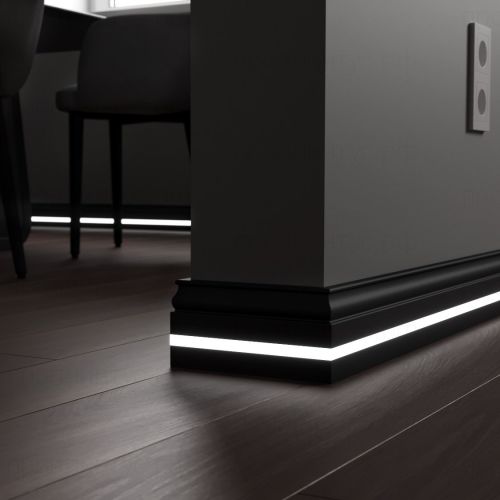 Плинтус c LED подсветкой Флорида