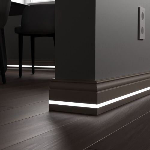 Плинтус c LED подсветкой Кентукки