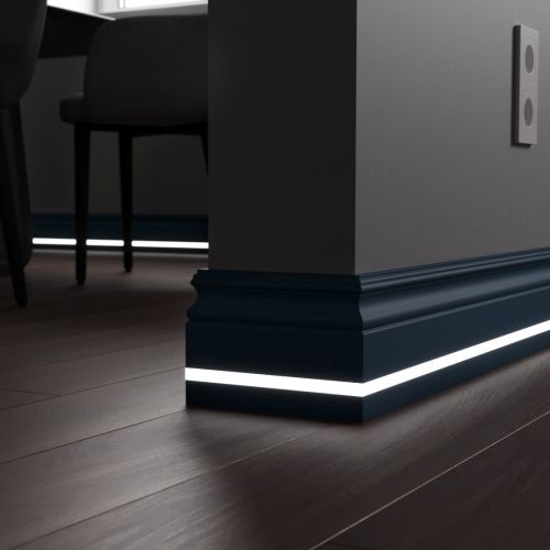 Плинтус c LED подсветкой Айдахо