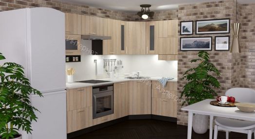 Кухонный гарнитур Симона гранд оптима угловой 2600*1500 мм