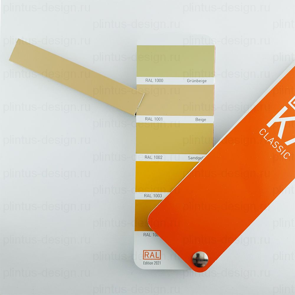 L-образный щелевой плинтус ФЕСО бежевый RAL1001