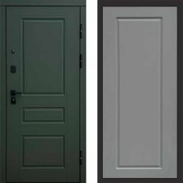 Входная дверь Termo-door Орегон грин Гранд Грей Софт