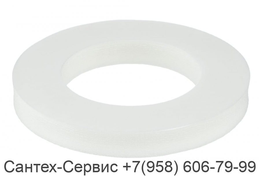 340321070031 Прокладка между бачком и унитазом Siamp, белая.