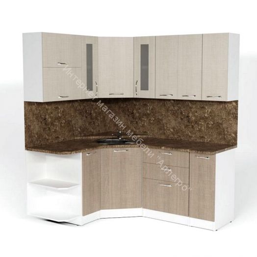 Кухонный гарнитур Ольга оптима 3 1500*1800 мм