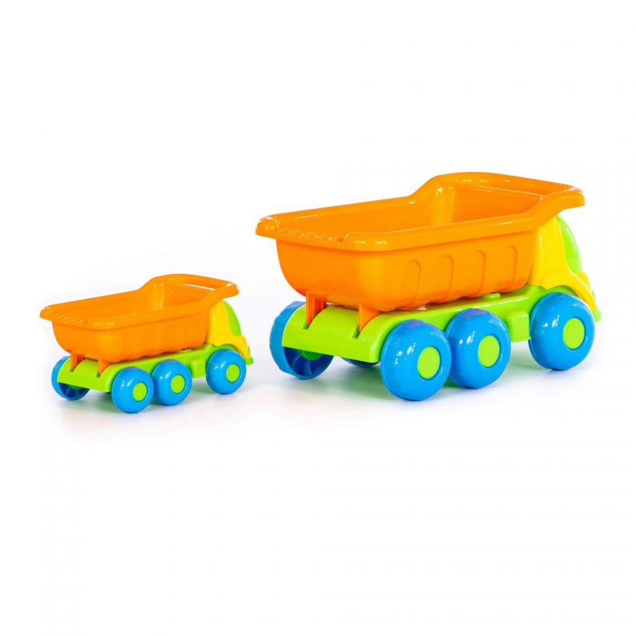 Набор №266: "Кеша", автомобиль-самосвал + "Яша", автомобиль-самосвал