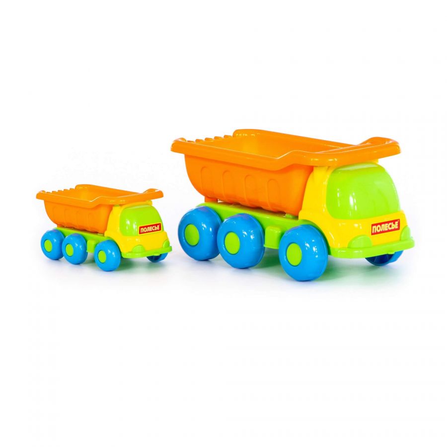 Набор №266: "Кеша", автомобиль-самосвал + "Яша", автомобиль-самосвал