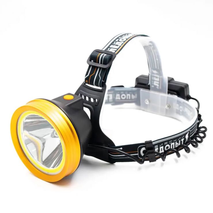 Фонарь налобный "СИБИРСКИЙ СЛЕДОПЫТ-RING LIGHT" 1 LED + 1 COB, аккум. 220В PF-PFL-HL52
