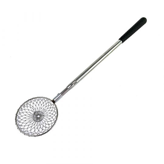 Черпак с сеточкой нержавейка телескоп HIGASHI ice scoop 14см*86см