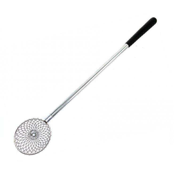 Черпак с сеточкой нержавейка HIGASHI ice scoop 11см*60см