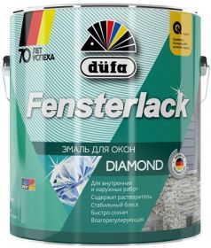 Эмаль для Окон и Дверей Dufa Fensterlack 2.5л Белая, Полуглянцевая, Тиксотропная / Дюфа Фенстерлак*.