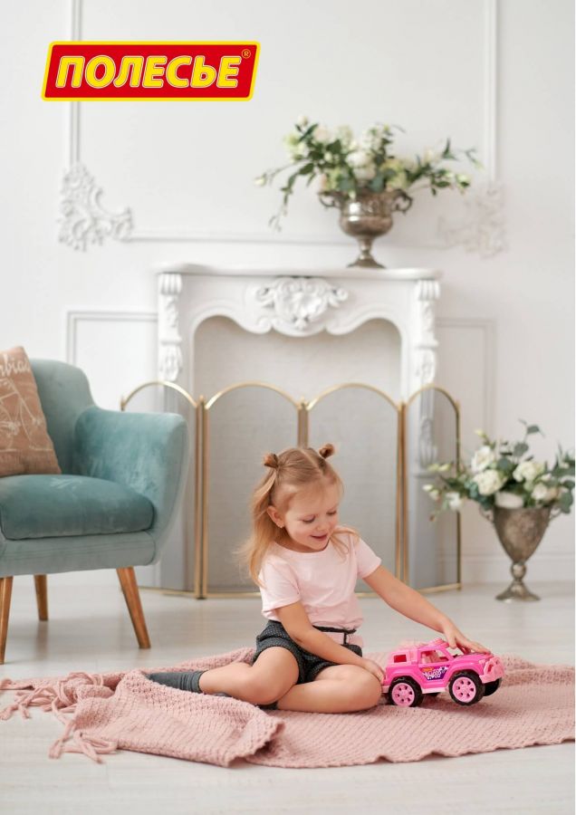 Автомобиль "Легионер" (розовый) (в сеточке)