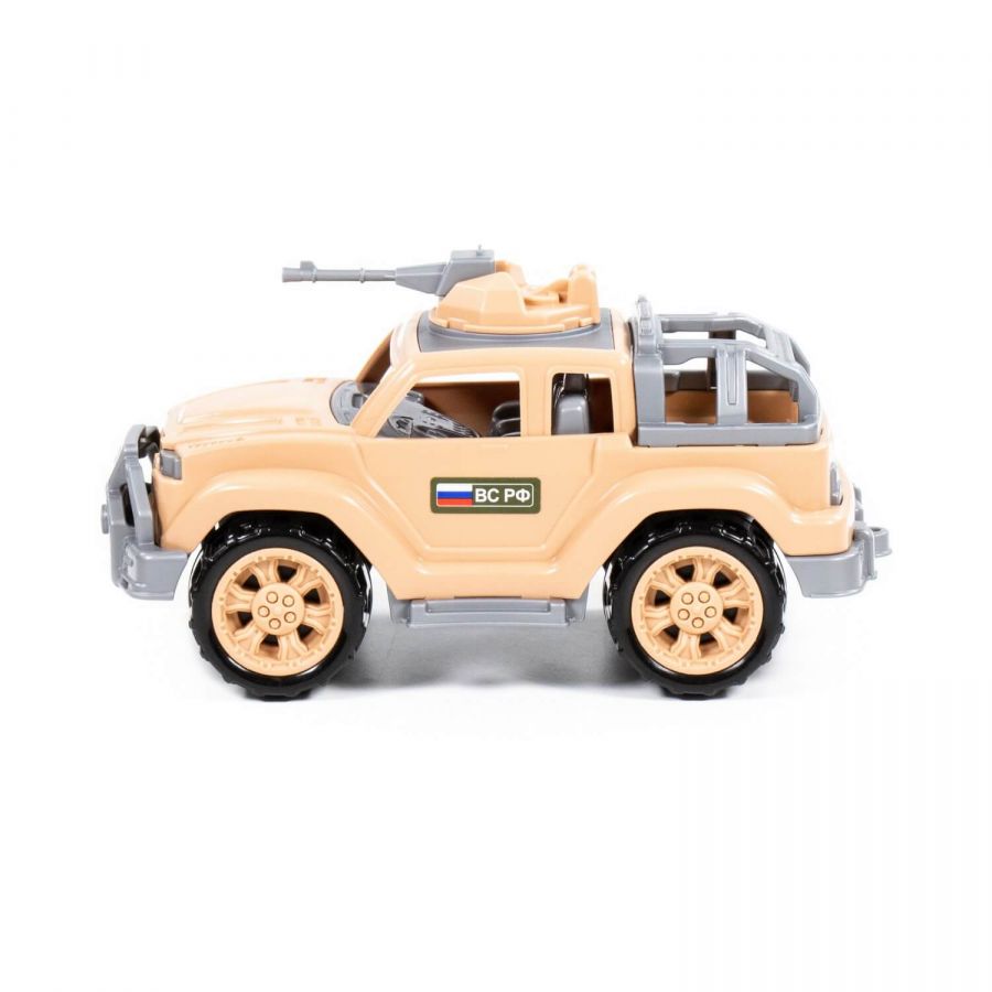 Автомобиль-джип военный-сафари "Легионер-мини" с 1-м пулемётом (в сеточке)