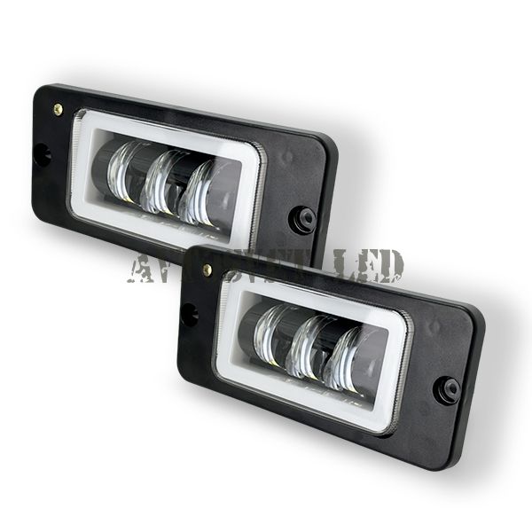 Фары противотуманные ASF17-50W FLOOD KAMAZ с границей света