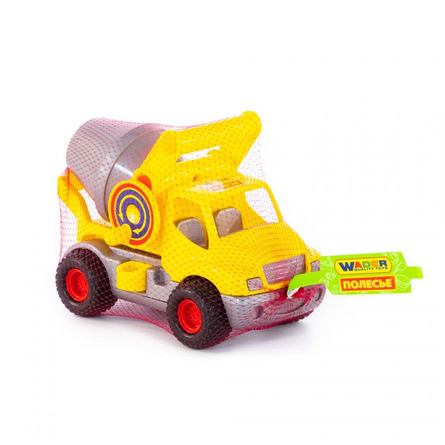 "КонсТрак", автомобиль-бетоновоз (жёлтый) (в сеточке)