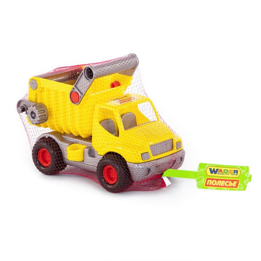 "КонсТрак", автомобиль-самосвал (жёлтый) (в сеточке)