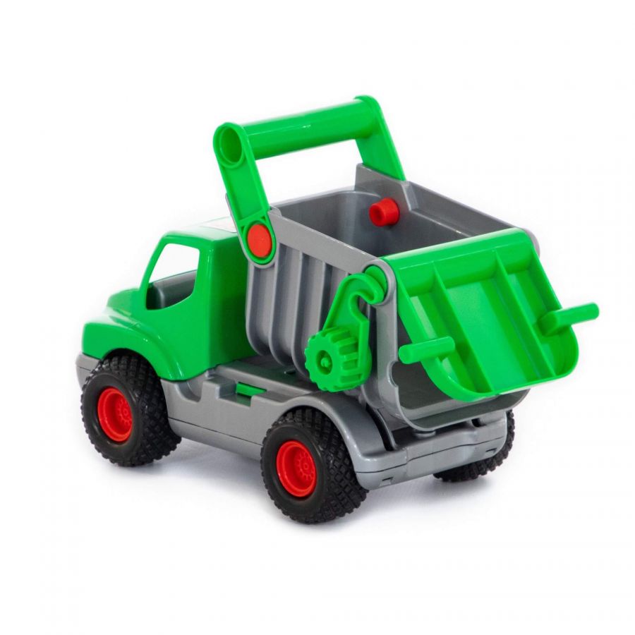 "КонсТрак", автомобиль-самосвал (зелёный) (в коробке)
