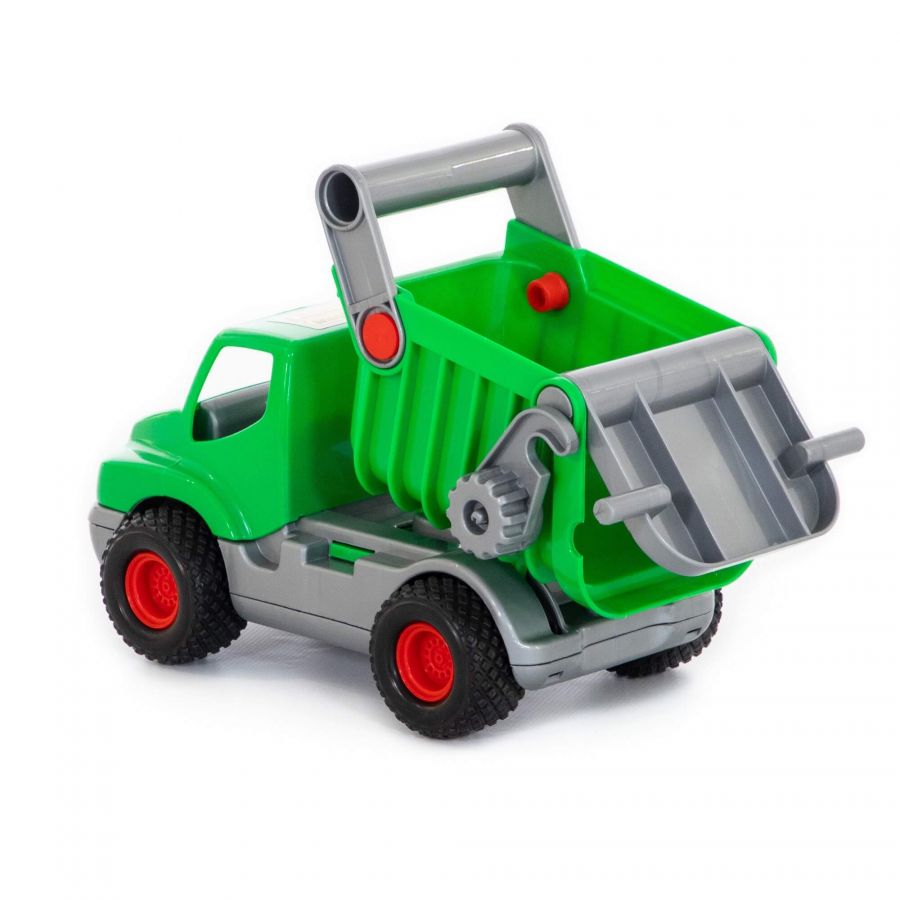 "КонсТрак", автомобиль-самосвал (зелёный) (в коробке)