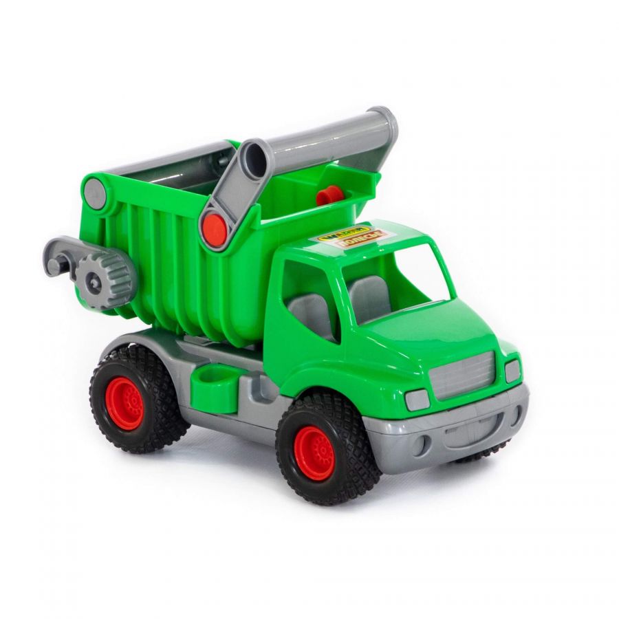 "КонсТрак", автомобиль-самосвал (зелёный) (в коробке)
