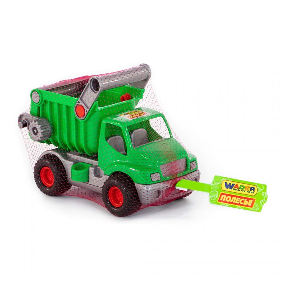 "КонсТрак", автомобиль-самосвал (зелёный) (в сеточке)