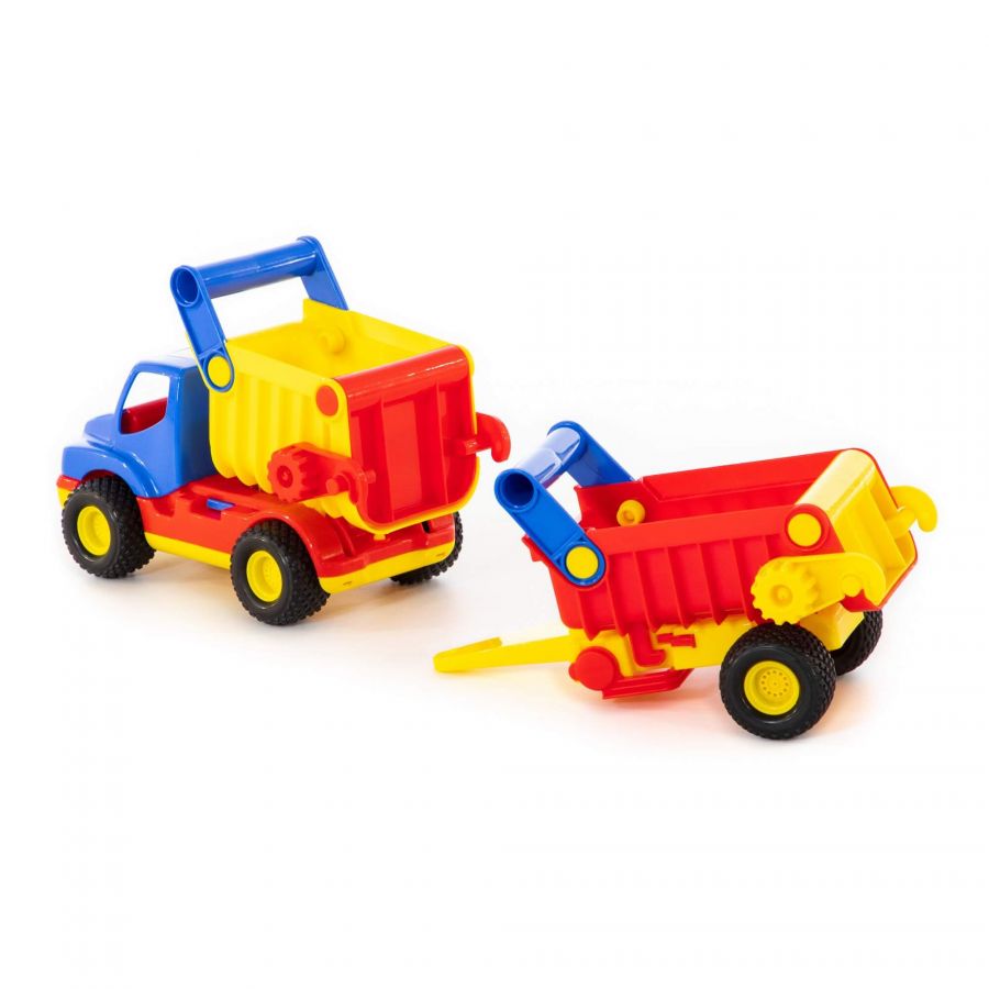 "КонсТрак", автомобиль-самосвал с полуприцепом (в коробке)