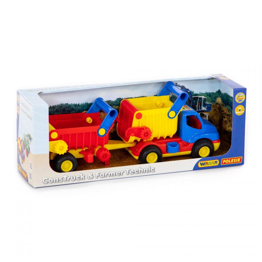 "КонсТрак", автомобиль-самосвал с полуприцепом (в коробке)