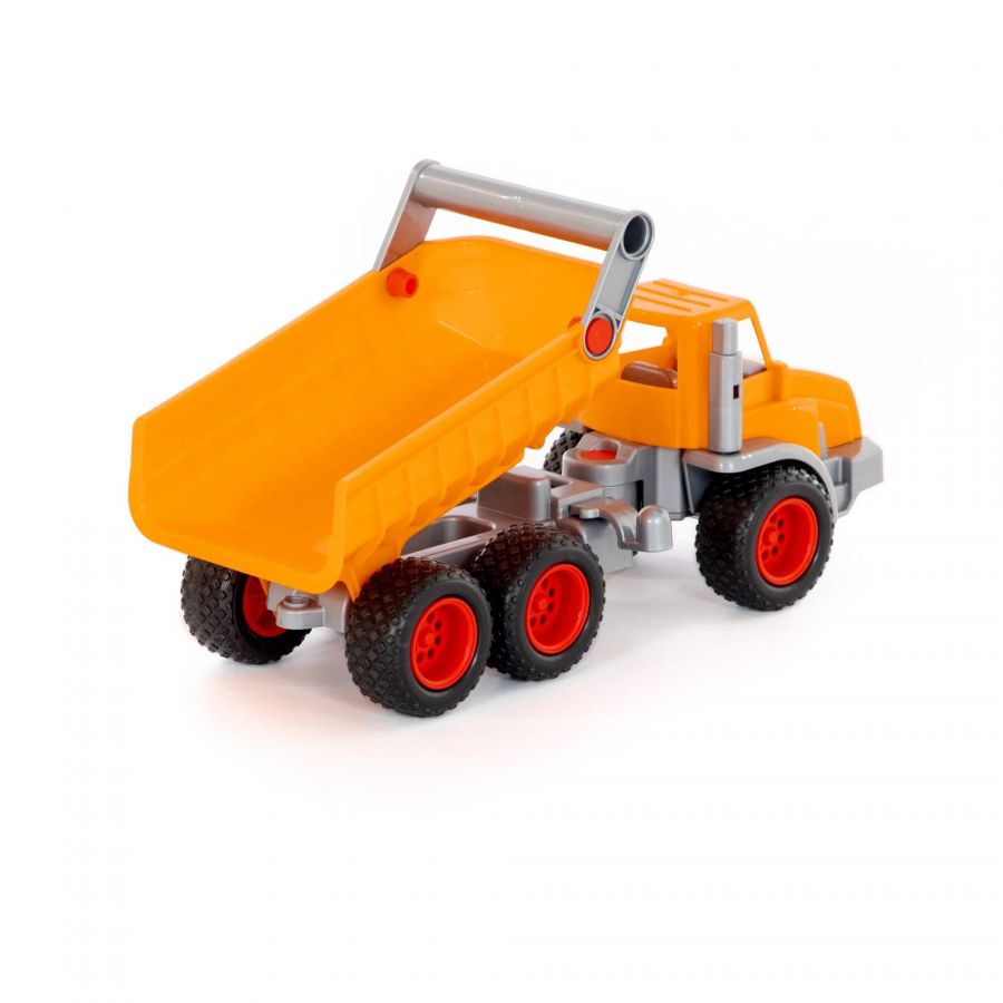 "КонсТрак", трёхосный автомобиль-самосвал (в сеточке)