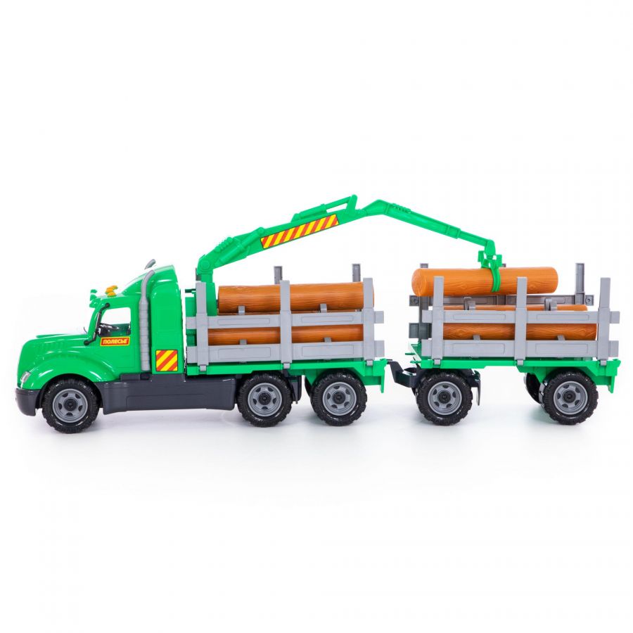 "Майк", автомобиль-лесовоз с прицепом (в лотке)