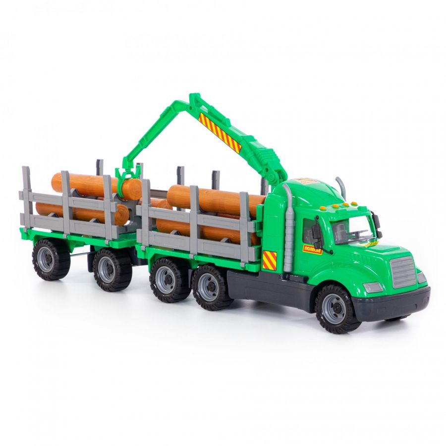 "Майк", автомобиль-лесовоз с прицепом (в лотке)