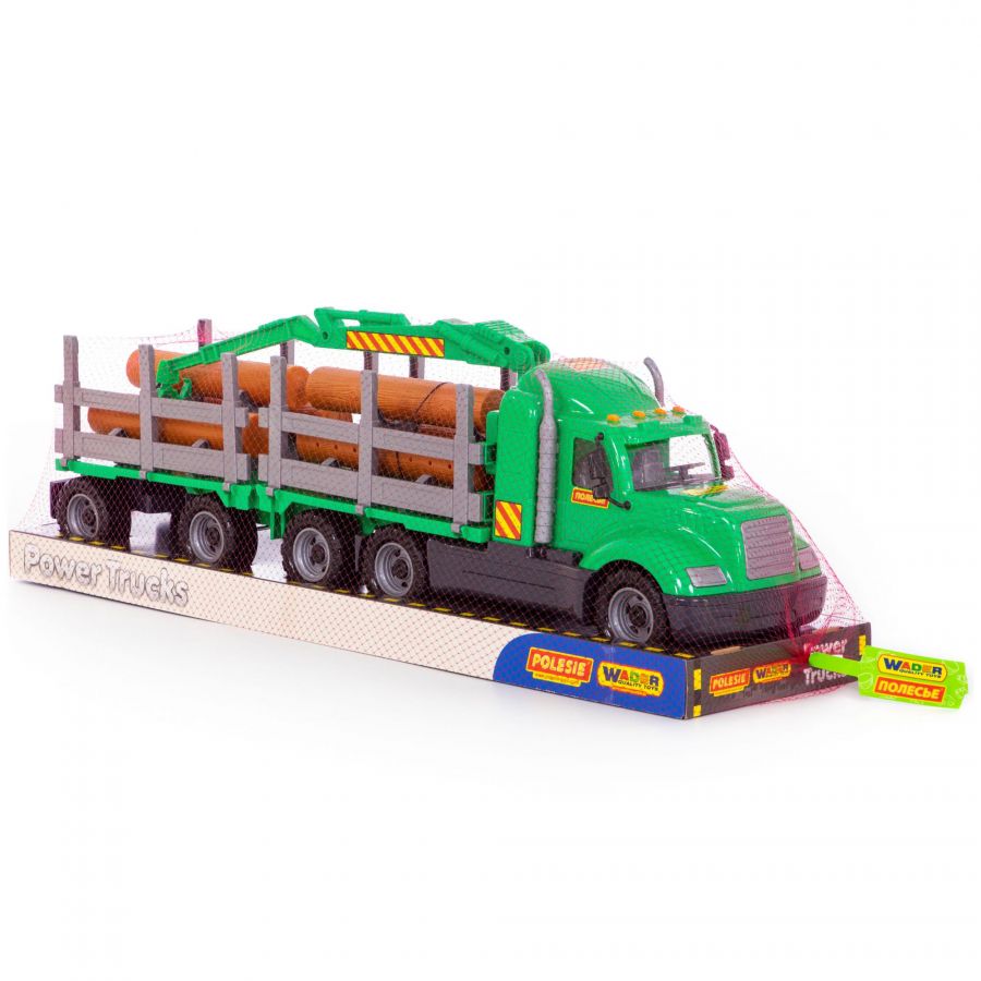 "Майк", автомобиль-лесовоз с прицепом (в лотке)