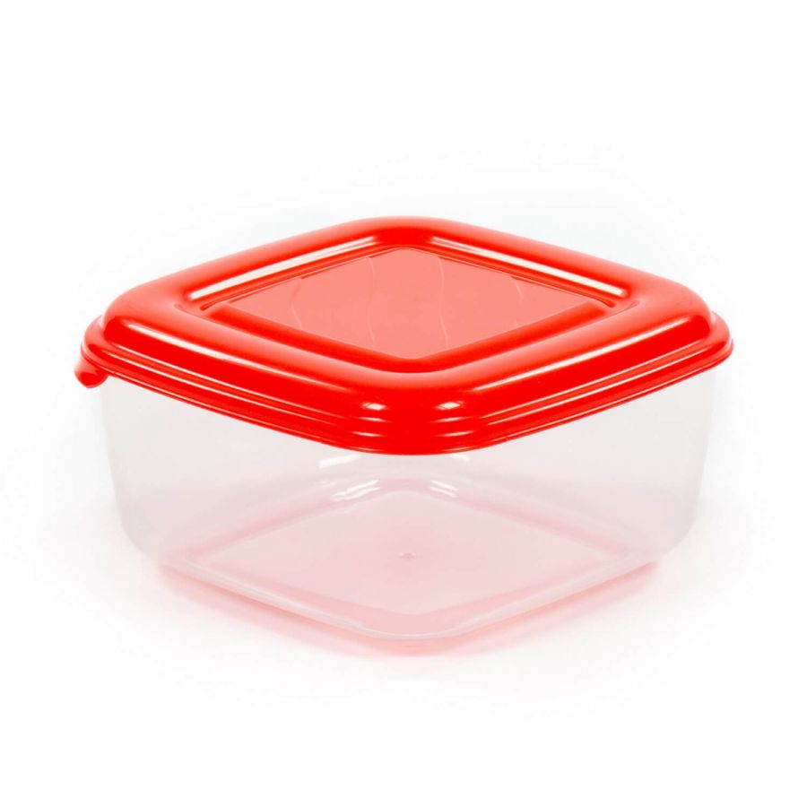 Ёмкость №37 квадратная с крышкой, 1,5 литра